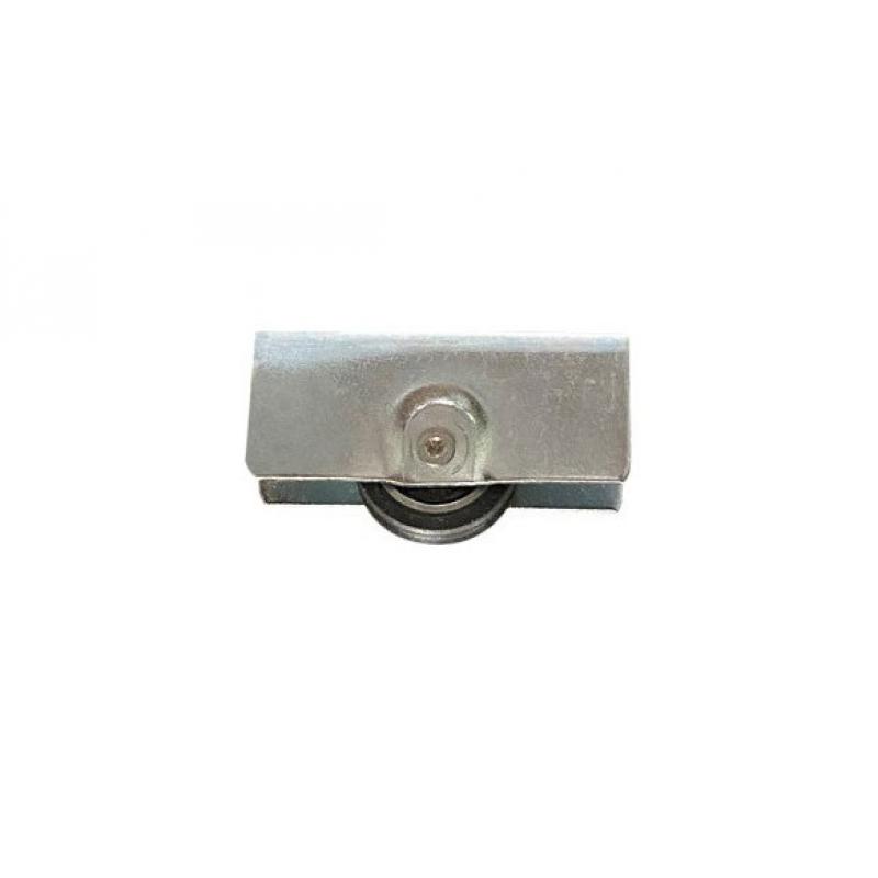 Rueda mampara rodamiento metalico 45x13x25,5 mm acero cincado