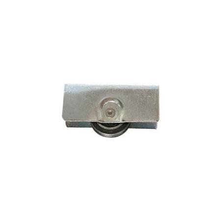 Rueda mampara rodamiento metalico 45x13x25,5 mm acero cincado