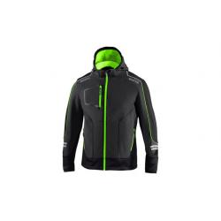 Chaqueta Tech Softshell talla L gris/verde SPARCO