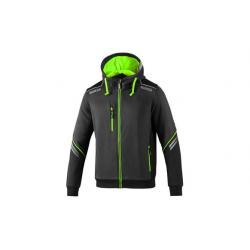 Sudadera tecnica Colorado talla M gris/verde
