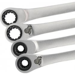 Llave carraca 4 en 1 con palanca bihexagonal