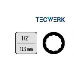 Llave vaso bihex. 1/2 19x40 mm
