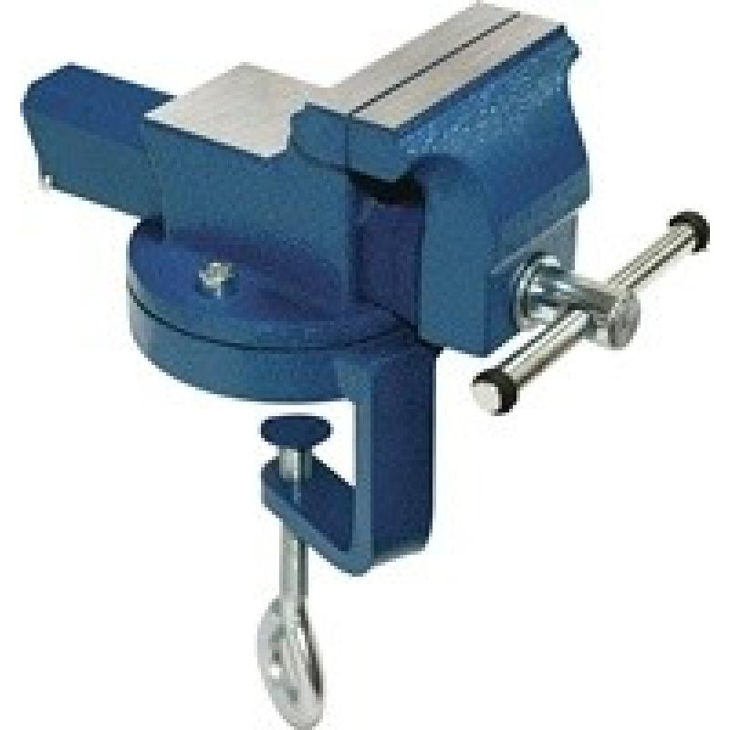 Tornillo banco base redonda giratoria 75 mm