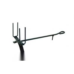 Tostador manual giratorio 40x15 cm hierro