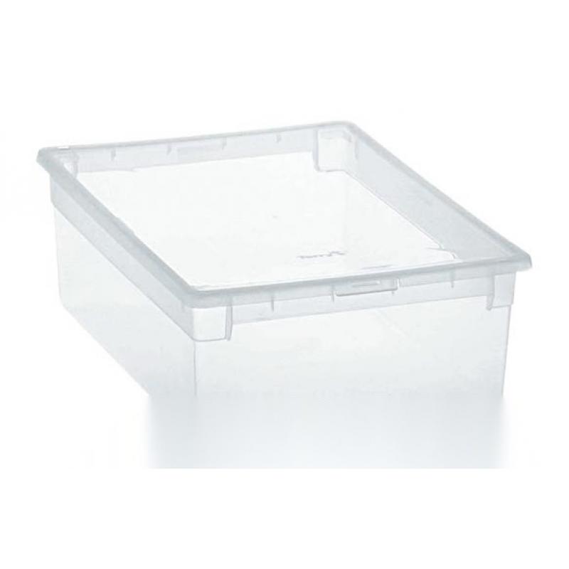 Caja multiusos Light Box 12 lt transparente