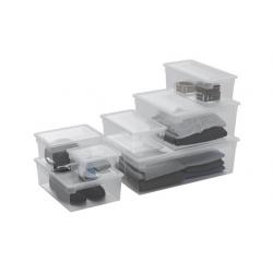Caja multiusos Light Box 12 lt transparente