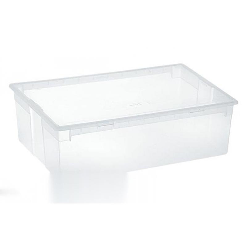 Caja multiusos Light Box 36 lt transparente