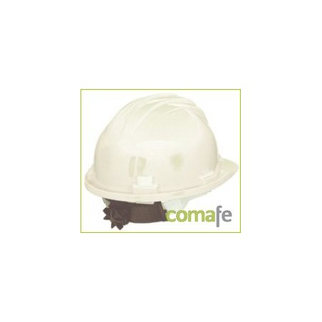 CASCO OBRA CON ARNES DE CABEZA AJUSTABLE CLIMAX  BLANCO  5-R - Imagen 1