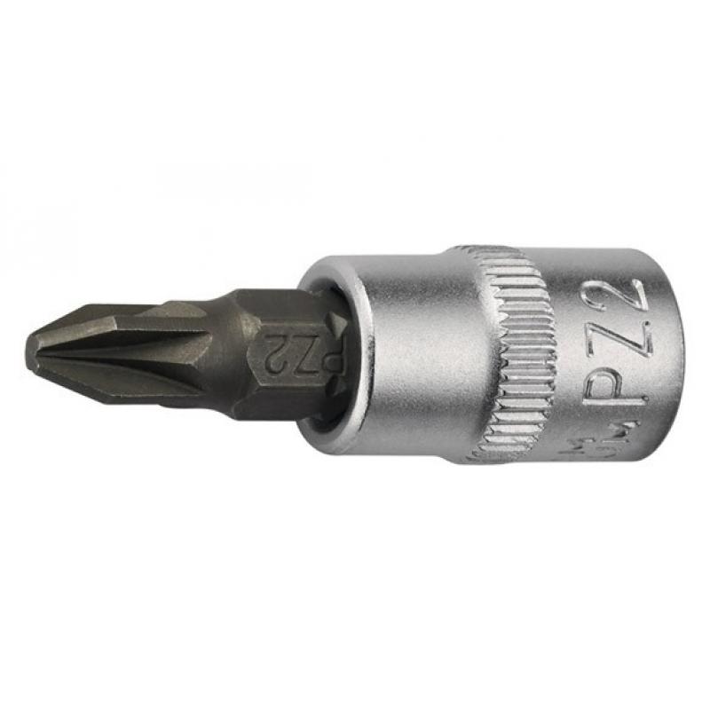 Llave vaso 1/4 pozidriv PZ-2x32