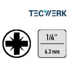Llave vaso 1/4 pozidriv PZ-2x32