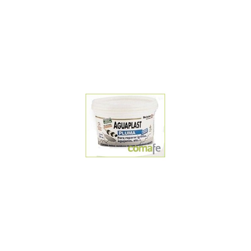 MASILLA AGUAPLAST PLUMA BLANCA INTE/EXTER TARRO 250ML 2163 - Imagen 1