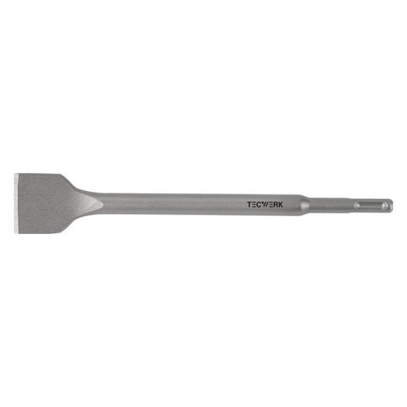 Cincel pala martillo SDS Plus 40x250 mm forma curva