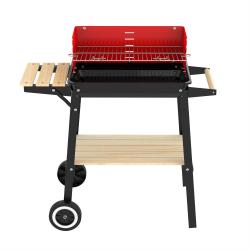 Barbacoa carbon ruedas 83x43x86 cm