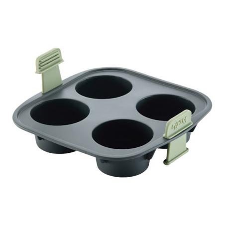 Molde muffins 4 cavidades silicona