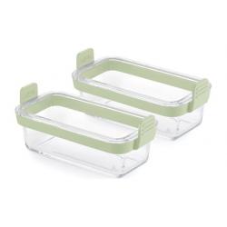 Set moldes rectangulares vidrio (2 pz)