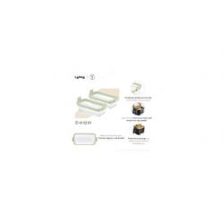 Set moldes rectangulares vidrio (2 pz)