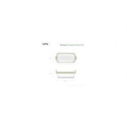 Set moldes rectangulares vidrio (2 pz)