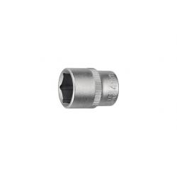 Llave vaso hexagonal 1/4 10x25 mm.