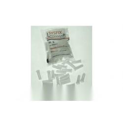 Taco estriado blanco Ø 6x22 (25 ud)