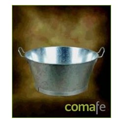 BARREÑO C/ASAS 16" GALVANIZADO - Imagen 1
