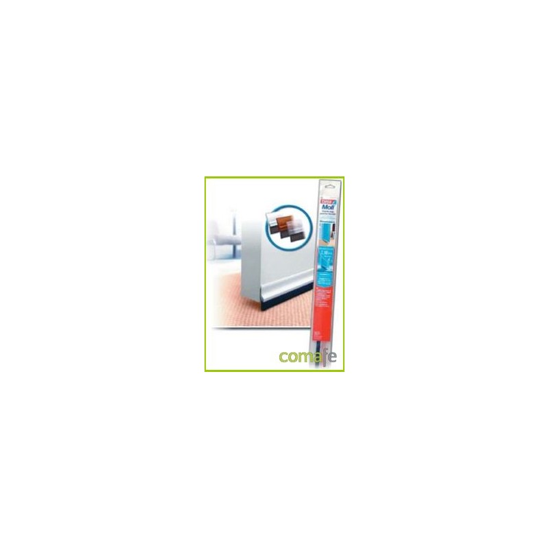 BURLETE BAJO PUERTA PVC BLANCO 1X37 5433 UNIDAD - Imagen 1