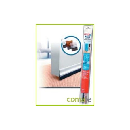 BURLETE BAJO PUERTA PVC BLANCO 1X37 5433 UNIDAD - Imagen 1