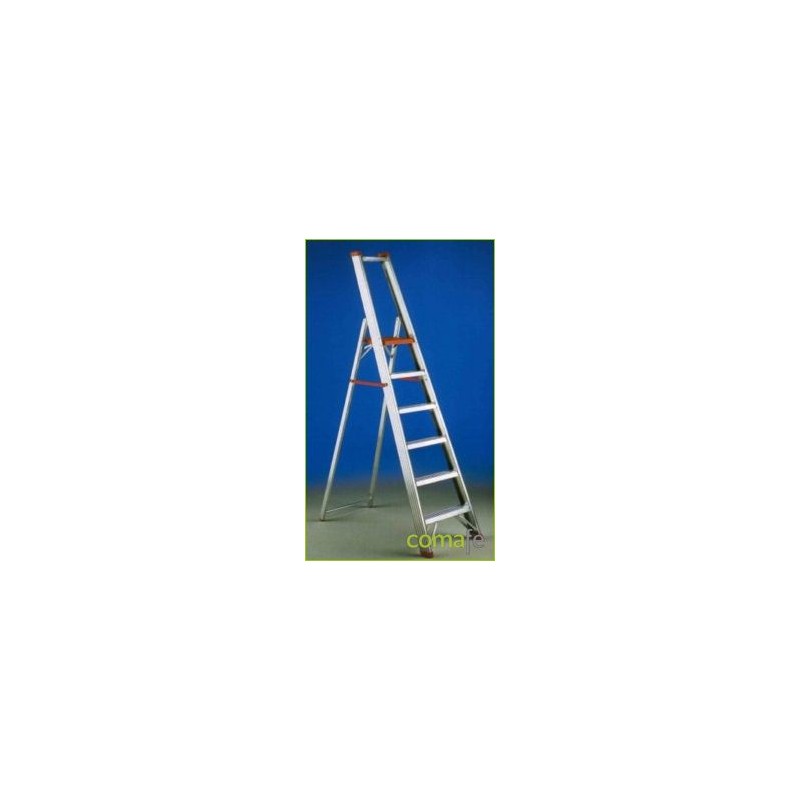 ESCALERA REGINA ALUMINIO 6 PELDAÑOS REG 6 UNIDAD - Imagen 1