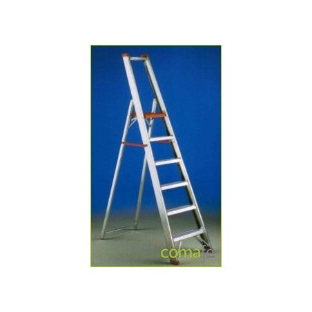 ESCALERA REGINA ALUMINIO 6 PELDAÑOS REG 6 UNIDAD - Imagen 1