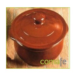 CAZUELA BARRO CON TAPA 24 CM CT-24 UNIDAD - Imagen 1