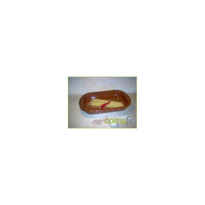 FUENTE BARRO OVAL 55X34 CM OV-55 UNIDAD - Imagen 1