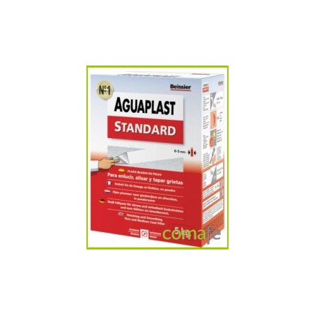 PLASTE AGUAPLAST STANDARD BLANCO INTERIOR ESTUCHE 5KG 829 - Imagen 1