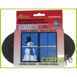 BURLETE CAUCHO P MARRON 6MX9MM. 107180 UNIDAD - Imagen 1