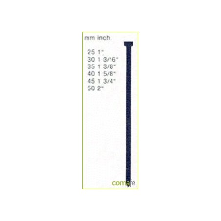 CLAVO BRAD 1,8X40 MM (1500 PZ) ACERO - Imagen 1