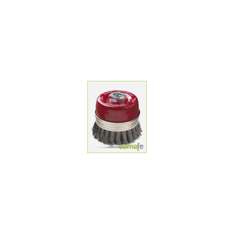CEPILLO TAZA 65 MM 0,5 MM ALAMBRE TRENZADO - Imagen 1