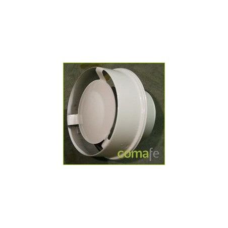 SOMBRERETE - ALUMINIO BLANCO 100 MM - Imagen 1