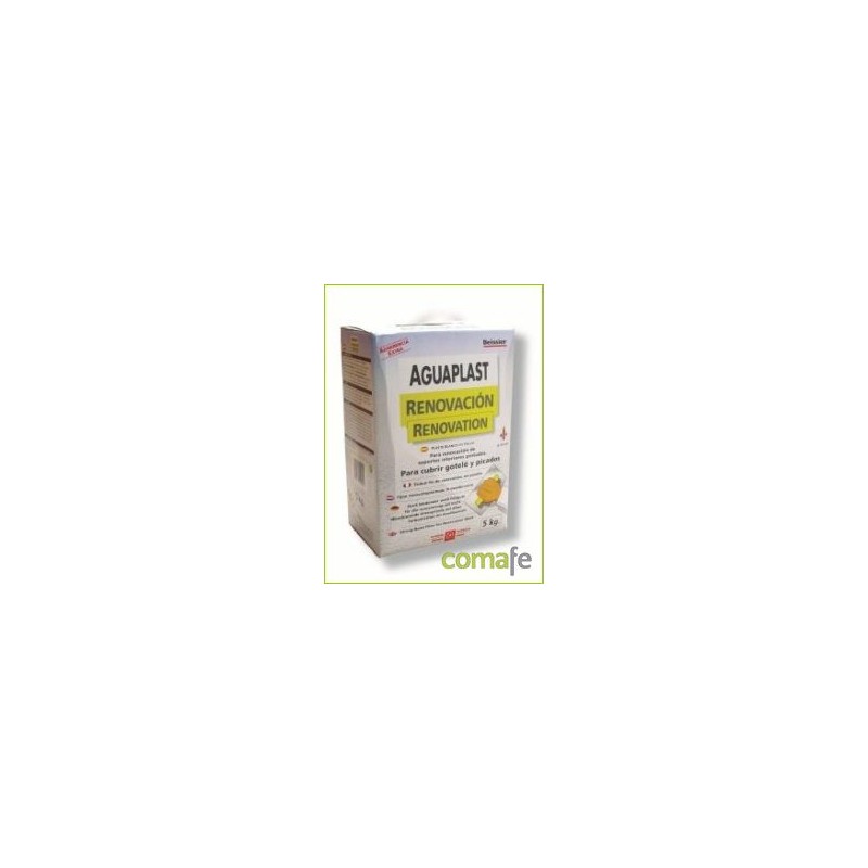 PLASTE AGUAPLAST RENOVACION BLANCO INTERIOR ESTUCHE 5KG 806 - Imagen 1