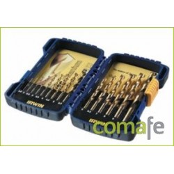 BROCA HSS TITANIO ESTUCHE 15 PIEZAS PRO IRWIN JORAN 10503991 - Imagen 1